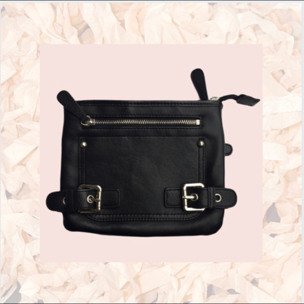 Black Leather Purse